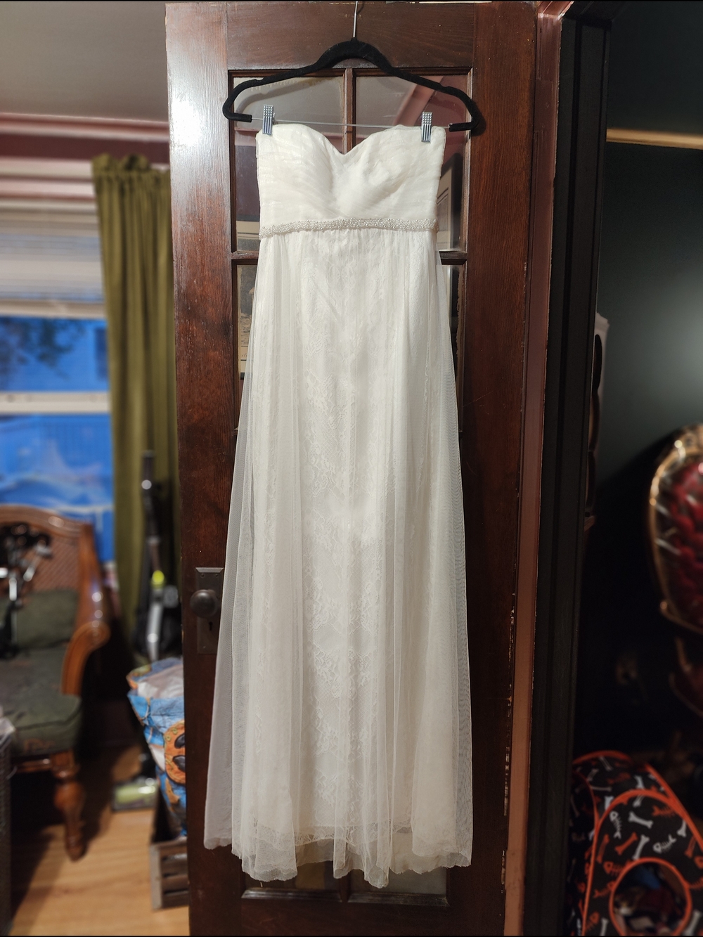 Davids bridal Strapless Gown